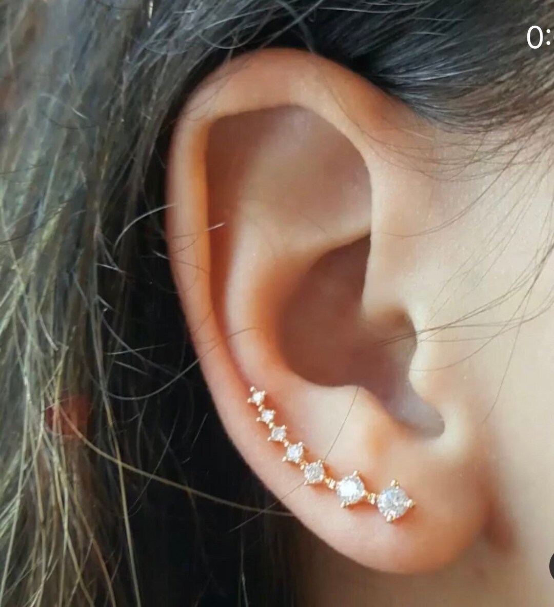 Hypoallergenic 2024 ear climbers