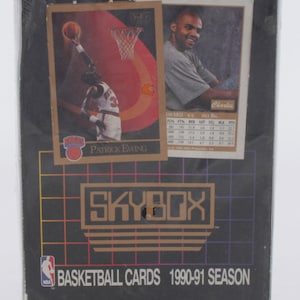 1990-91 Skybox Series 1 Basketball Karten, 2er Pack Lot