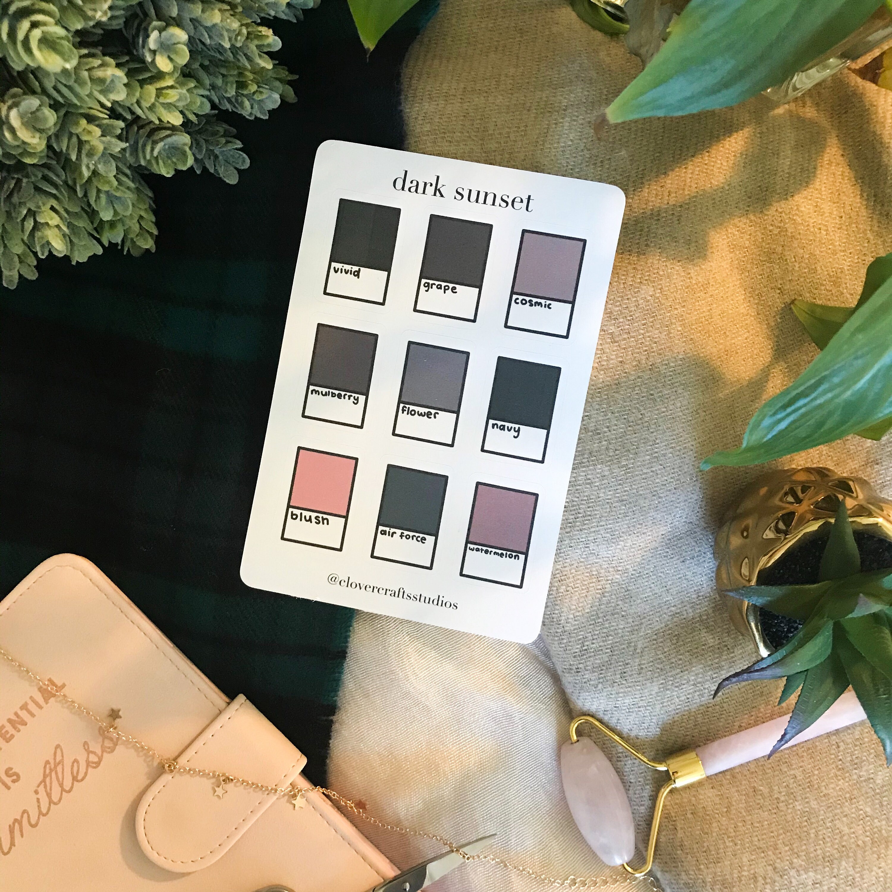 Pantone Sticker Sheets Etsy