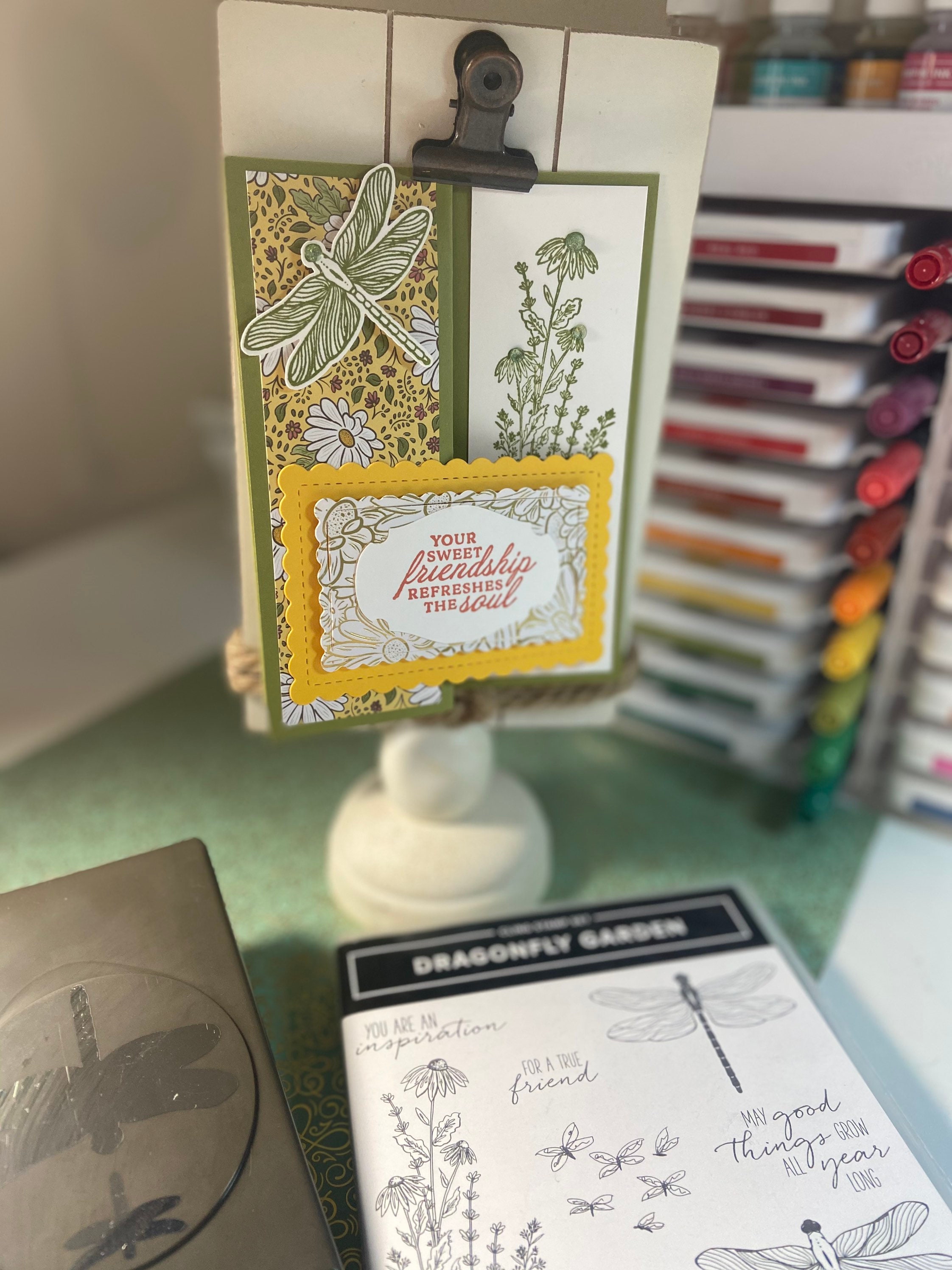 Dragonfly Garden Stampin Up - Etsy