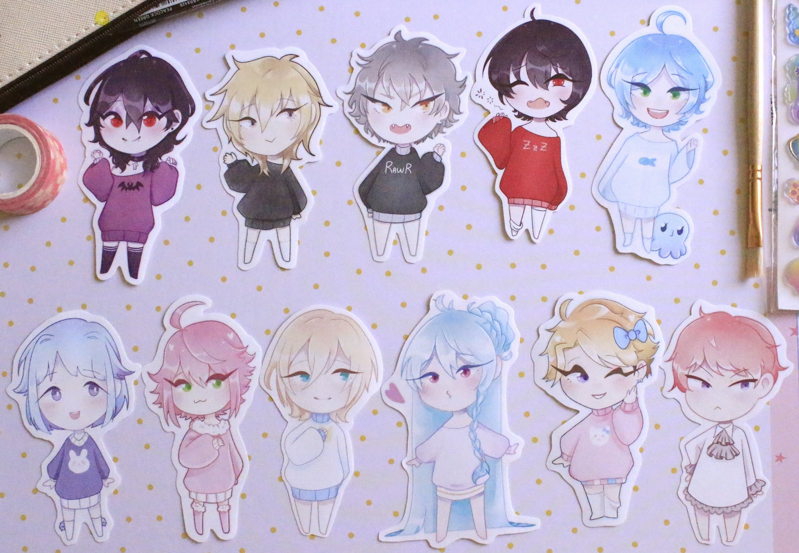 Enstars Stickers Etsy