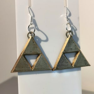 The Legend of Zelda Triforce Earrings