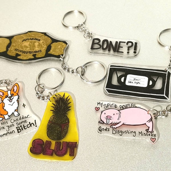 Brooklyn Nine-Nine Inspired Keyrings/Keychains B99