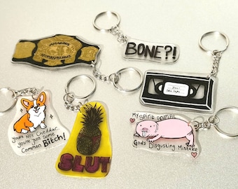 Brooklyn Nine-Nine Inspired Keyrings/Keychains B99