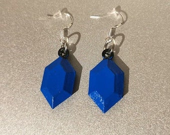 The Legend of Zelda - Rupee Earrings (All Colours Available)