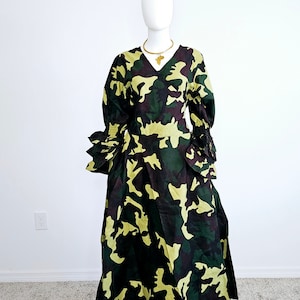 Maxi Camo Dress - Etsy