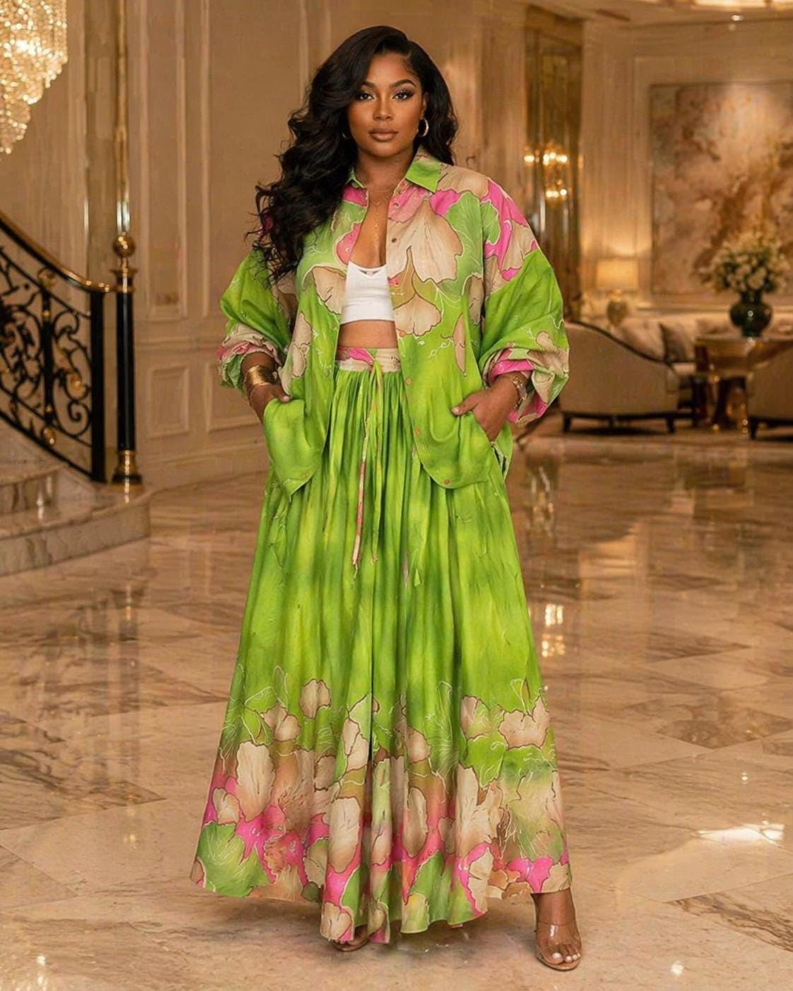 Pink and Green Dashiki Dress - Etsy Australia Pink and Green Dashiki Dress - Etsy Australia