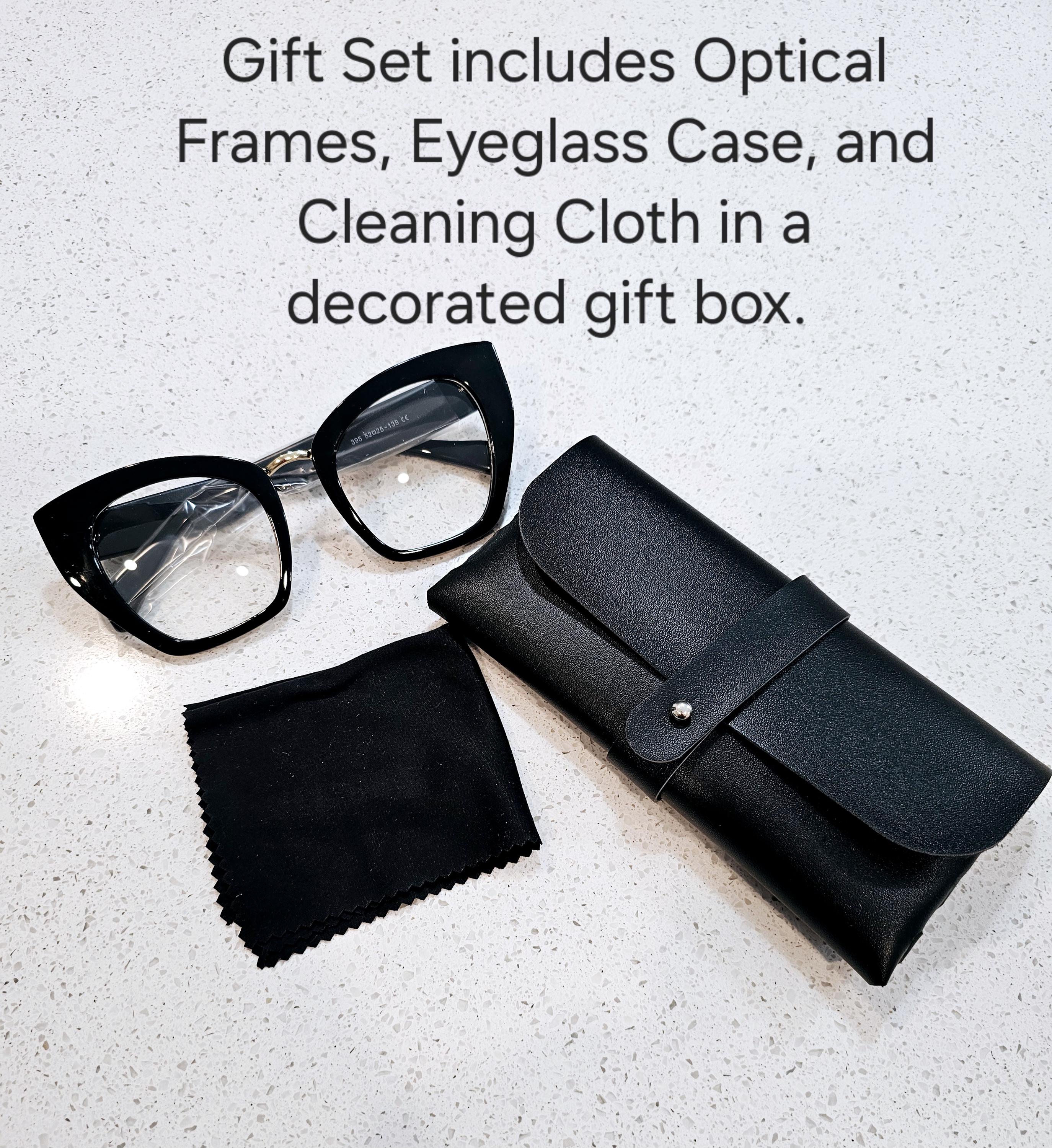 Oversized Cat Eye Eyeglasses: Trendy Frames, Eye Care Gift  display picture 1