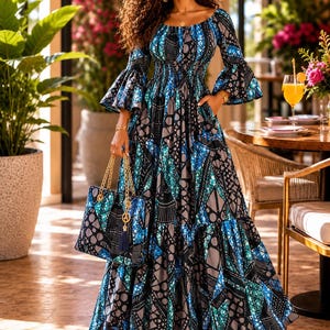 long sleeve formal midi dress Black Wide V Neck Long Sleeve Velvet Midi Dress  shopaleena