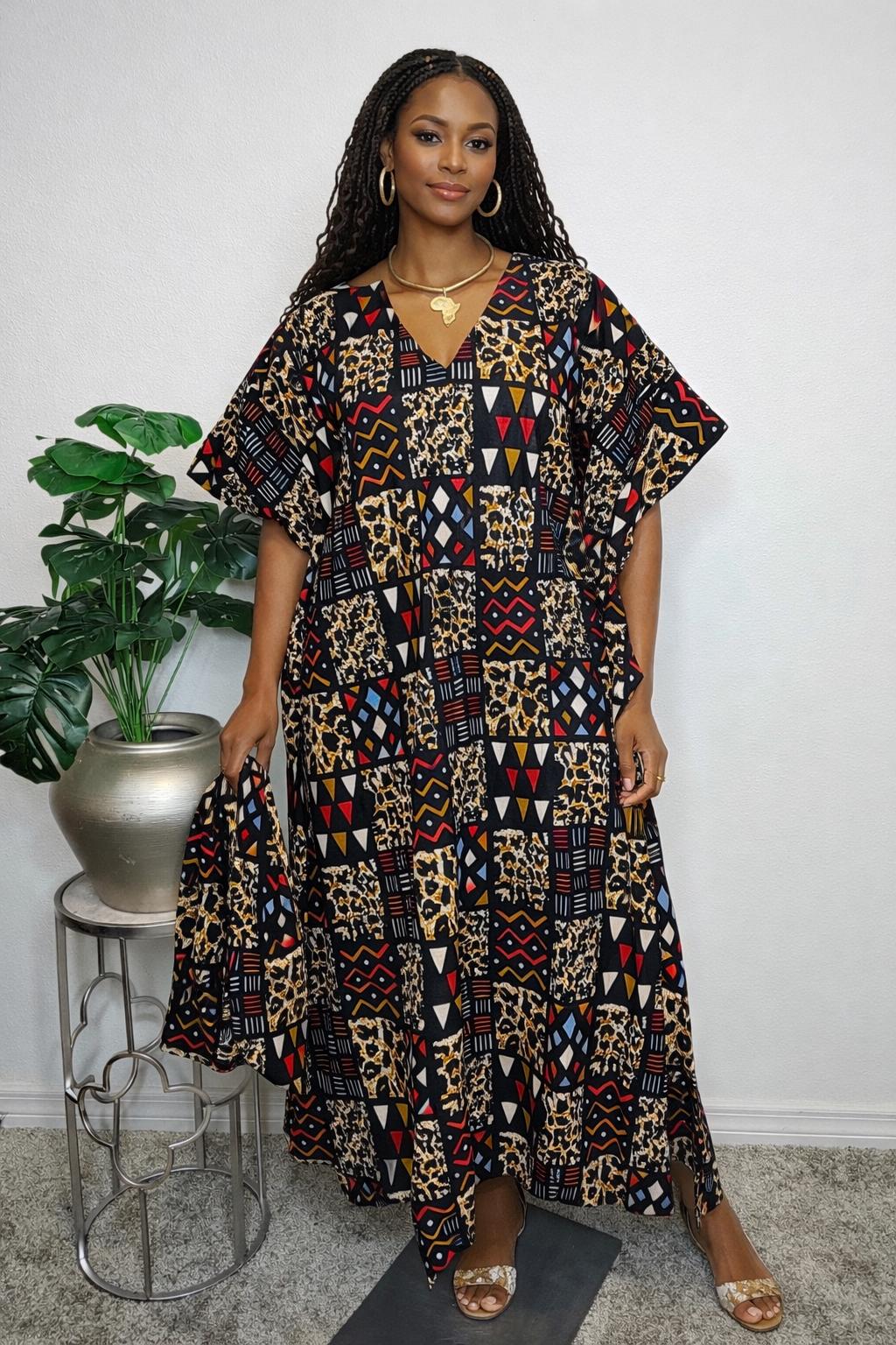 African Moo Moo Dress