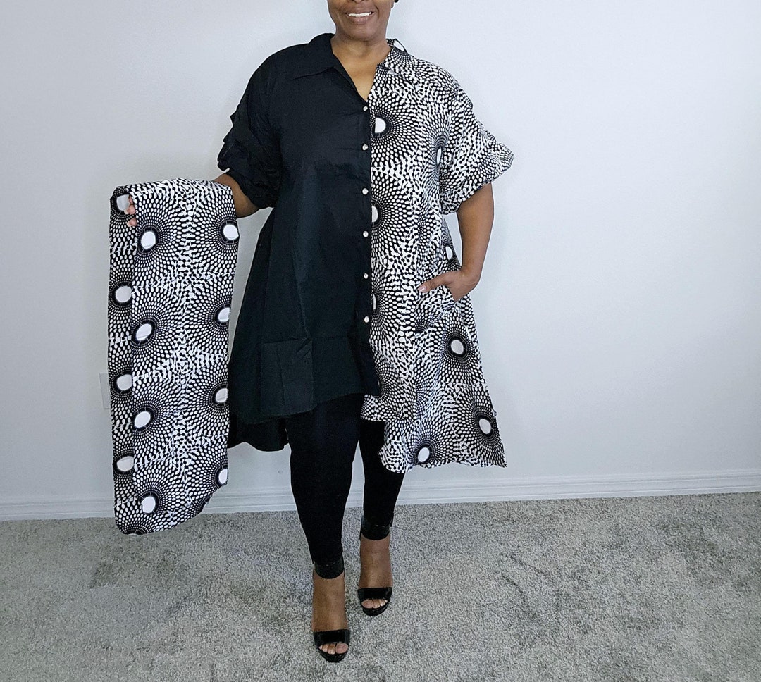 alice olivia harmony asymmetric midi dress Xenia Design Senk Asymmetrical Tunic in Black main image 1