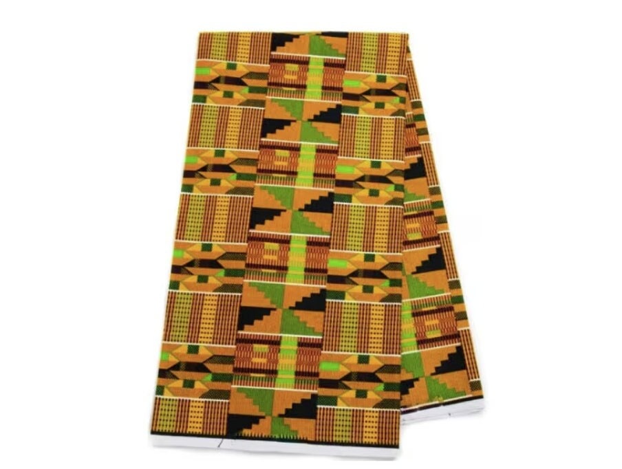 African Print 6 yards Ankara Style Kitenge Batik Wax Cotton Fabric for Dress Crafts Sewing - 6 yards