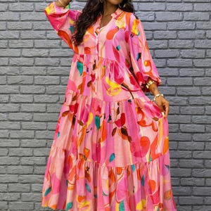 loose short dress Lily Clothing Round Neck Short Sleeve Loose Dress (30% off dress sale!) main image 0
