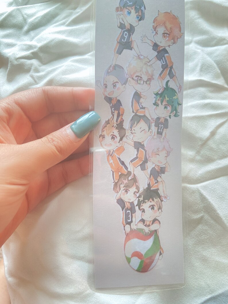 haikyuu bookmark etsy