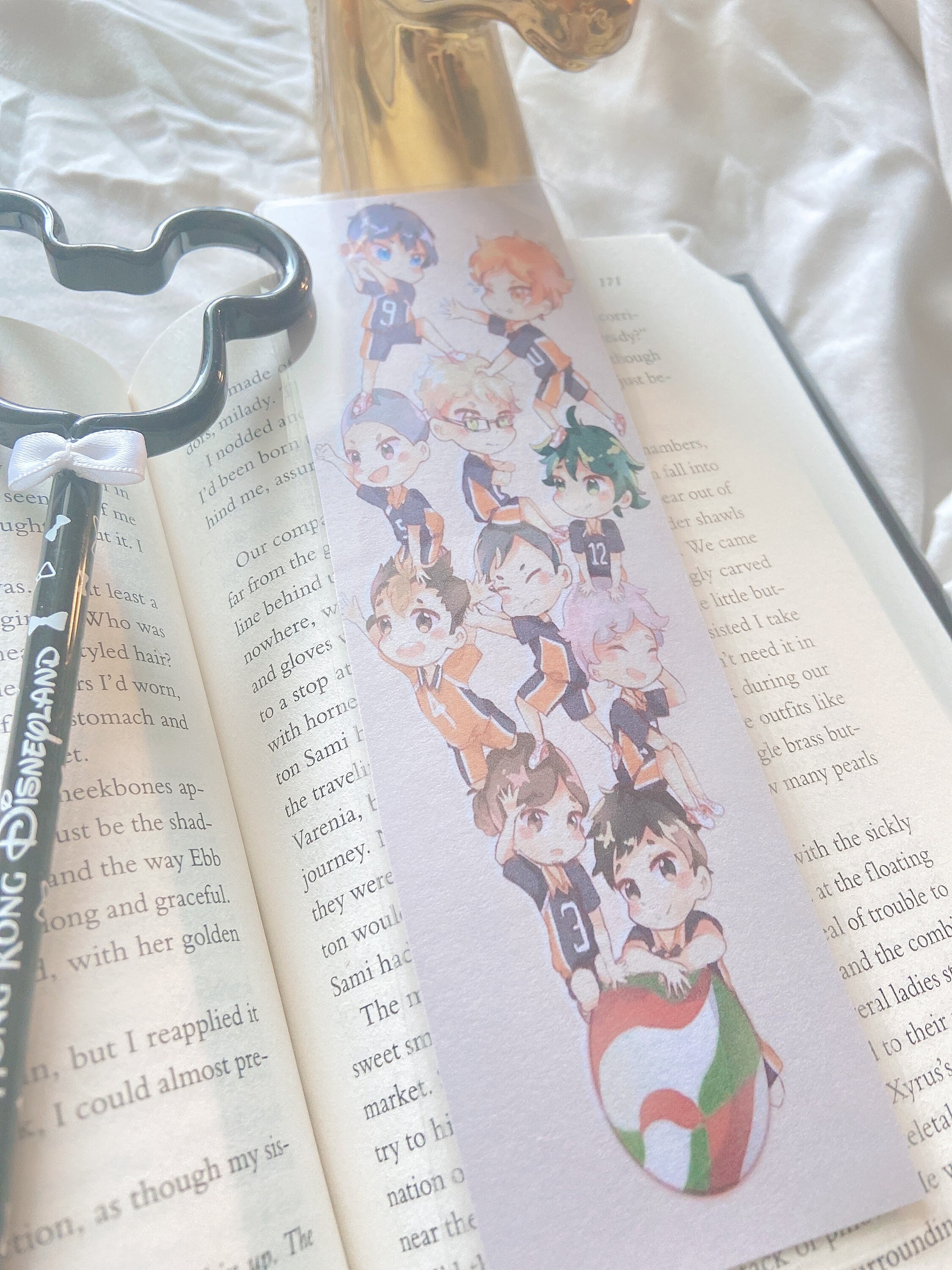 haikyuu bookmark etsy