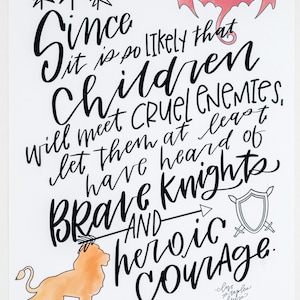 C.S. Lewis Quote - Art Print