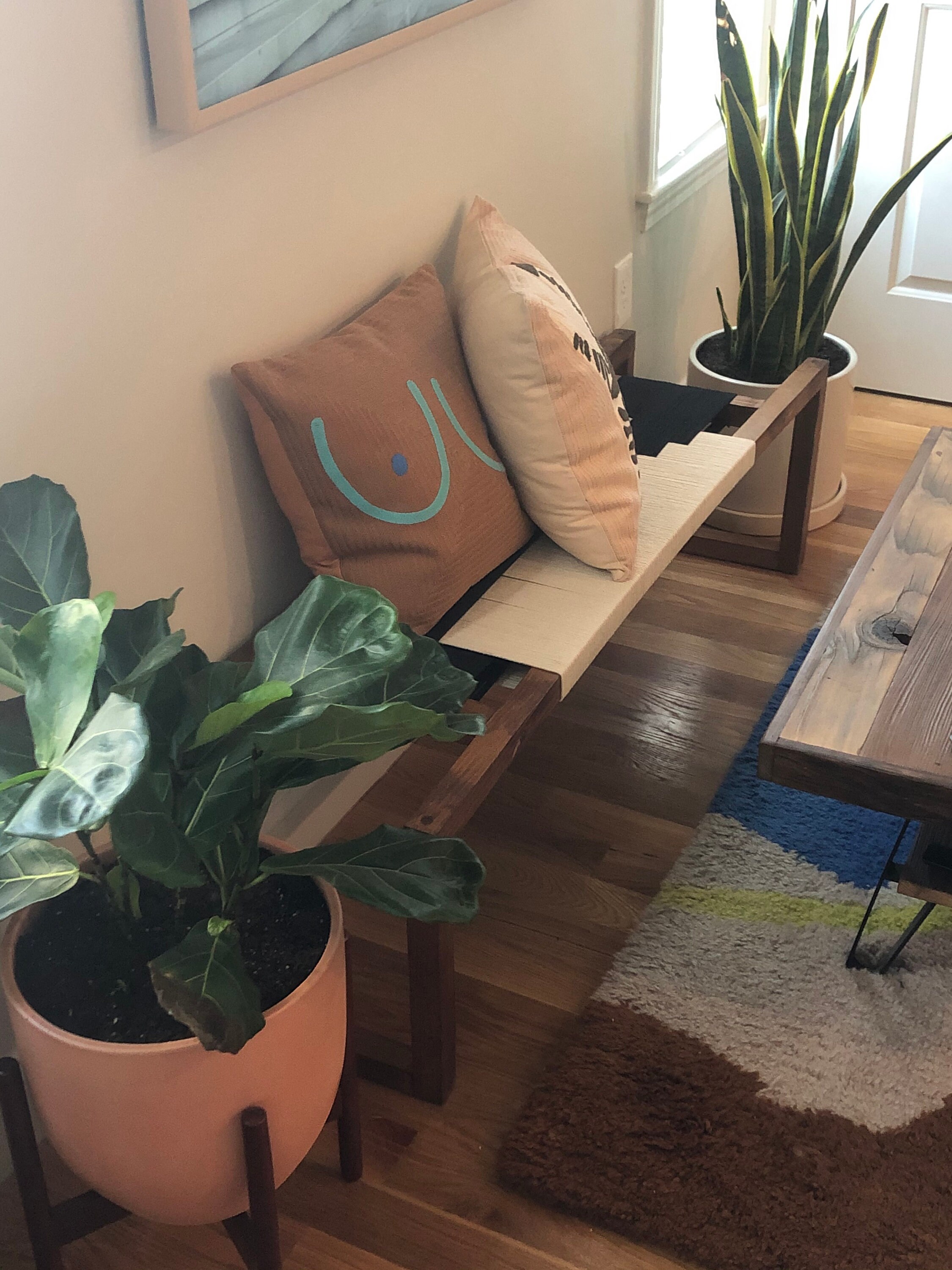 Custom Entryway Woven Bench Etsy Canada