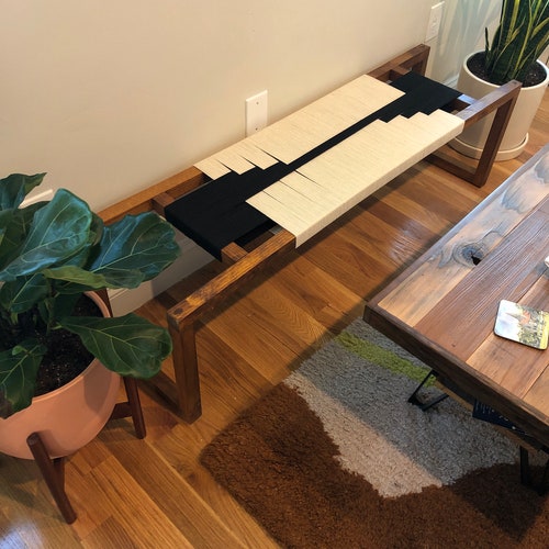 Custom Entryway Woven Bench Etsy