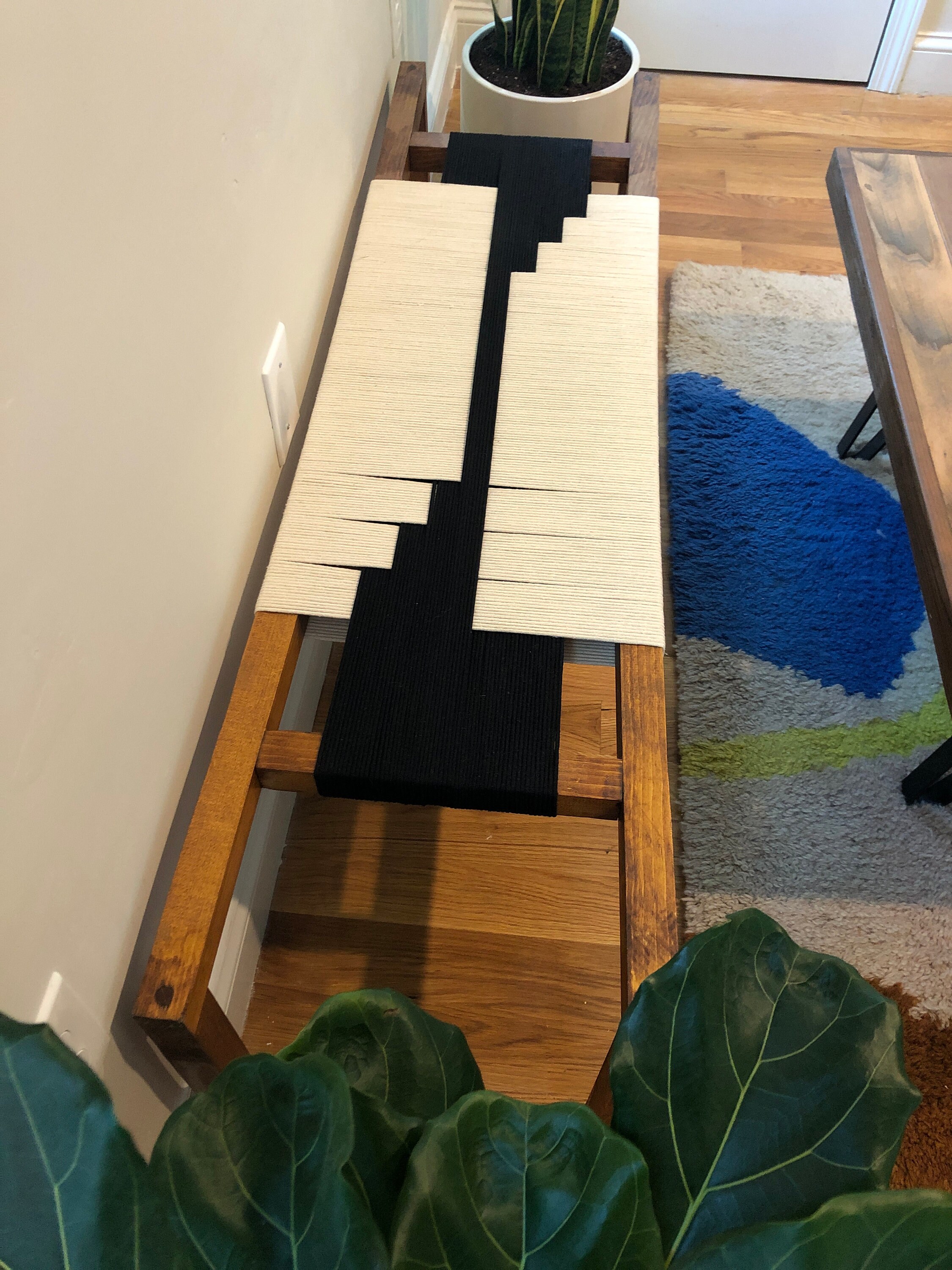 Custom Entryway Woven Bench Etsy Canada