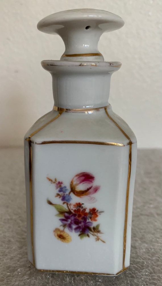 Antique Erphila Germany Porcelain Perfume Bottle C