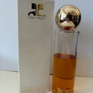 Vintage Eau De Toilette Empreinte by Courreges 400ml 14 Fl. Oz. Splash No Spray Perfume for woman Super Rare Old 1970 First Version