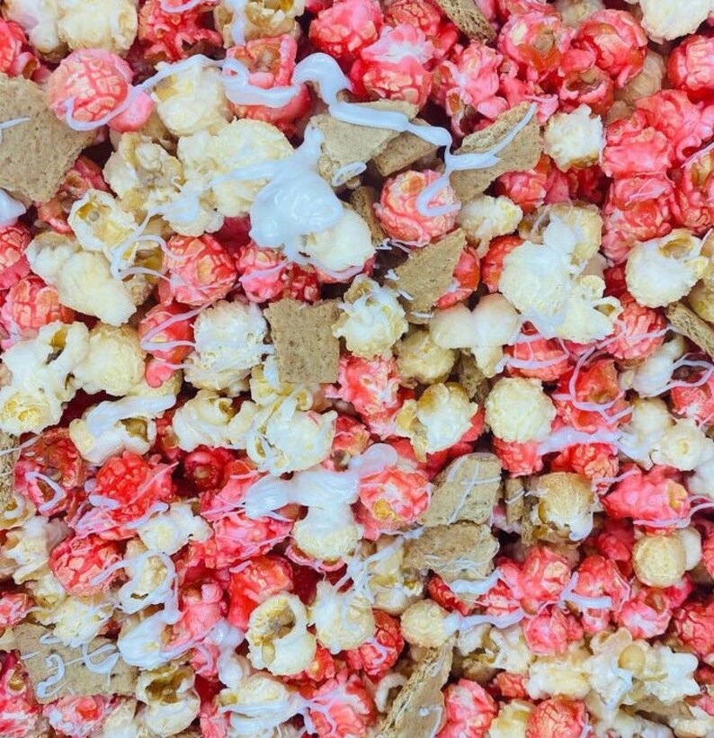Strawberry Cheesecake Popcorn Recipe Etsy