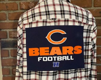 chicago bears flannel shirt