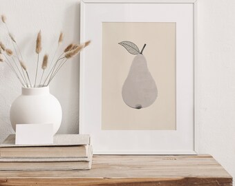 Giclée art print. Pear.