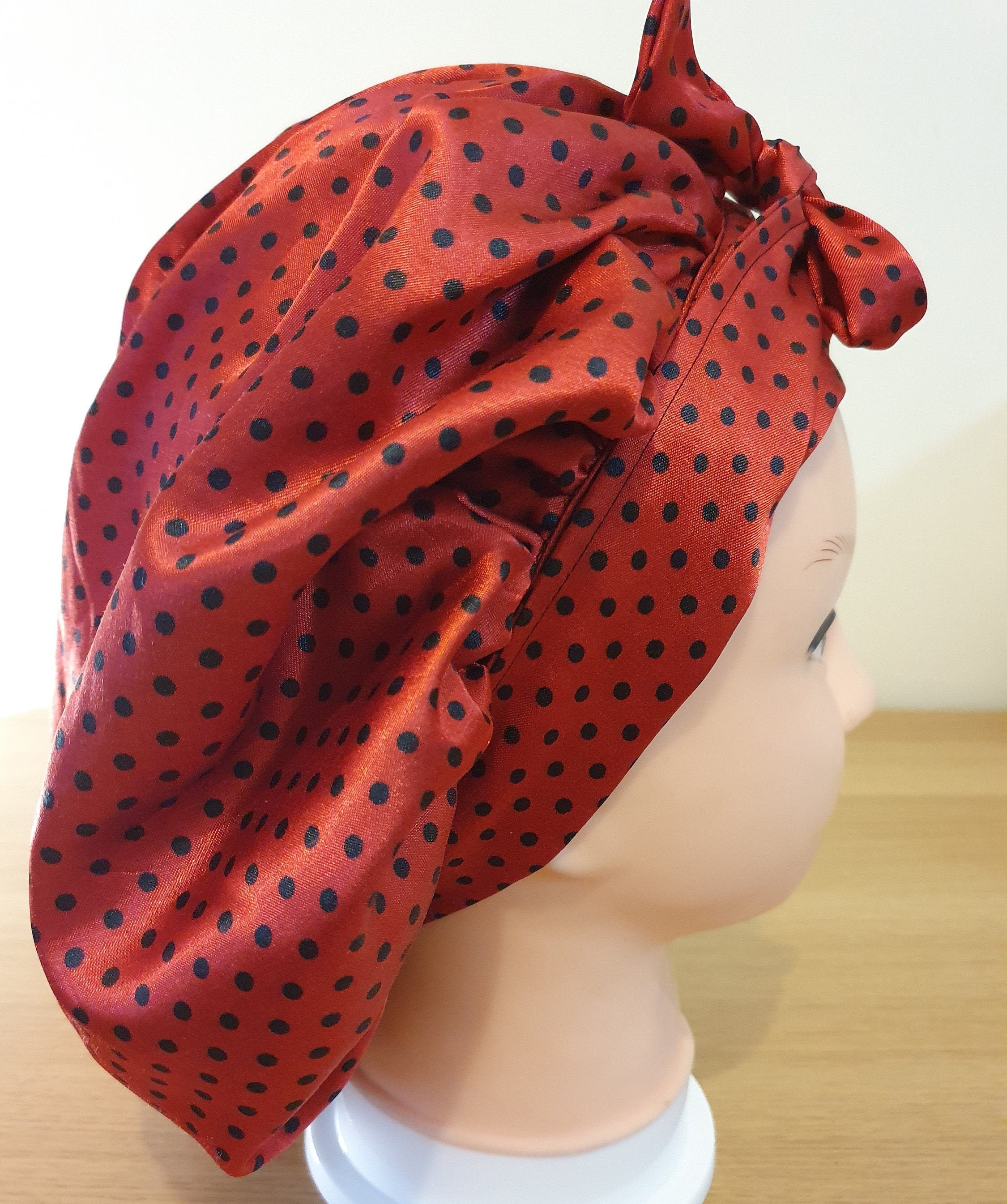 Reversible satin with tie straps. One size adjustable Etsy