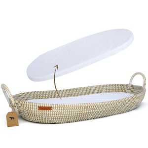 Baby Changing Basket by Lu Ken Co Baby Changing Table Seagrass