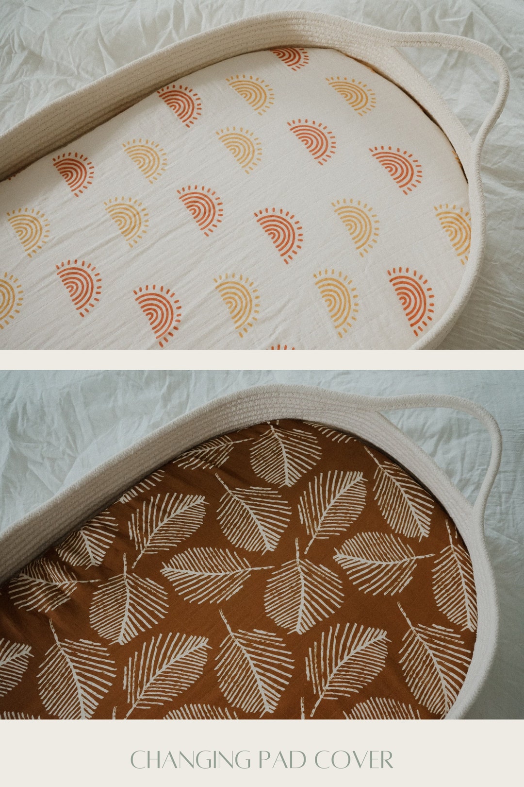 Bamboo Muslin Changing Pad Cover Diaper Change Table Sheets Etsy