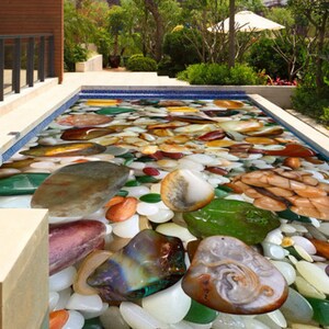 3D Special Stones JJ4857FF Floor Wallpaper Murals Self-Adhesive Removable Bath Floor Impermeabile pavimento Rug Mat Stampa Epoxy Kitchen