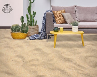 3D Soft Sand JJ2856FF Floor Wallpaper Murals Self-Adhesive Removable Bath Floor Waterproof floor Rug Mat Print Epoxy Kitchen