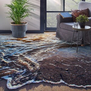 3D Cool Sea Art JJ3654FF Floor Wallpaper Murals Self-Adhesive Removable Bath Floor Waterproof floor Rug Mat Print Epoxy Kitchen