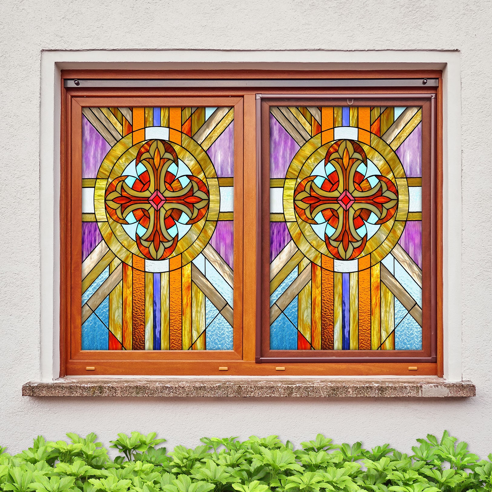 3D mysteriöse Muster W244 Fenster Film Druck Aufkleber