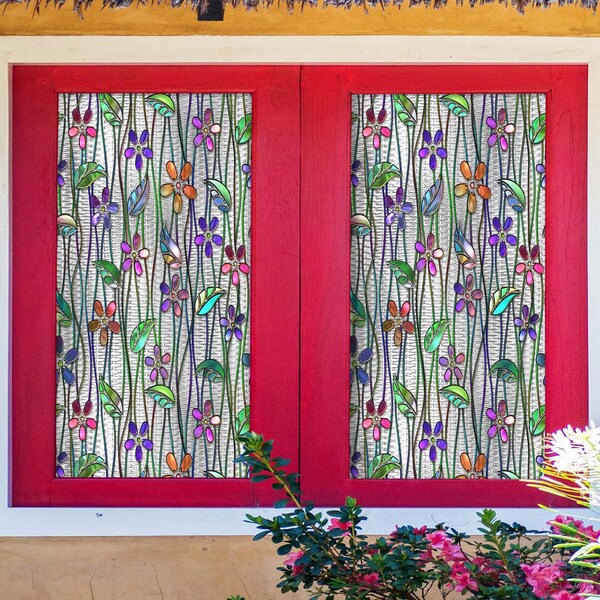 Window Film Stained Glass Etsy