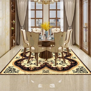 3D Forte Estetica JJ6706FF Pavimento Carta da parati Murales Autoadesivo Rimovibile Pavimento Bagno Impermeabile Tappeto Tappeto Stampa Epoxy Cucina