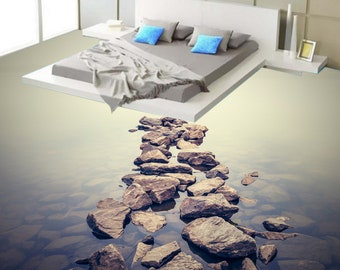 3D Ice Cube Water 0056 Floor Wallpaper Murals Self-adhesive Removable ...