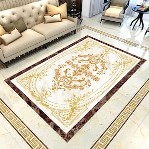 3D Splendido design JJ6689FF Pavimento Carta da parati Murales Autoadesivo Rimovibile Pavimento Bagno Impermeabile Tappeto Tappeto Stampa Epoxy Cucina