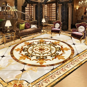 3D Smooth Graphics JJ6191FF Floor Wallpaper Murals Self-Adhesive Removable Bath Floor Waterproof floor Rug Mat Print Epoxy Kitchen