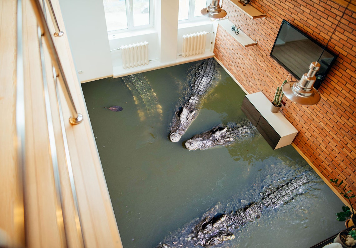 Scary 3d Bathroom Floor