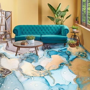 3D Elegant Color Dream J30331FF Floor Wallpaper Murals Autoadesivo Rimovibile Pavimento Bagno Impermeabile Tappeto Tappeto Stampa Epoxy Cucina