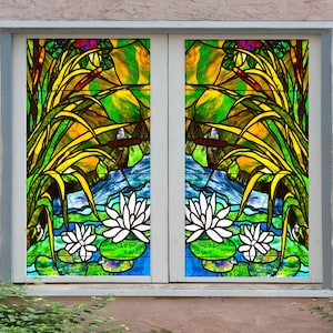 3D vidrio roto W1880 ventana película impresión pegatina Cling vitral  Navidad ventana decoración UV Control de calor vidrio privacidad ventana  película Romy -  México