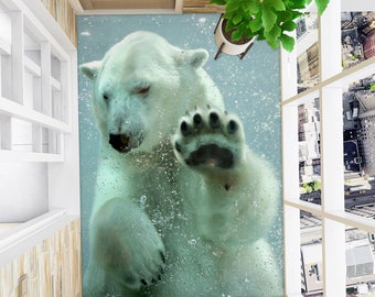 Polar Bear Wallpaper - Etsy Polar Bear Wallpaper - Etsy