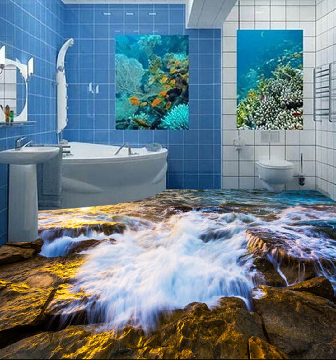 3D Illusory Space 317 Floor Mural  Wallpaper Murals Rug & Mat Print Epoxy waterproof bath floor