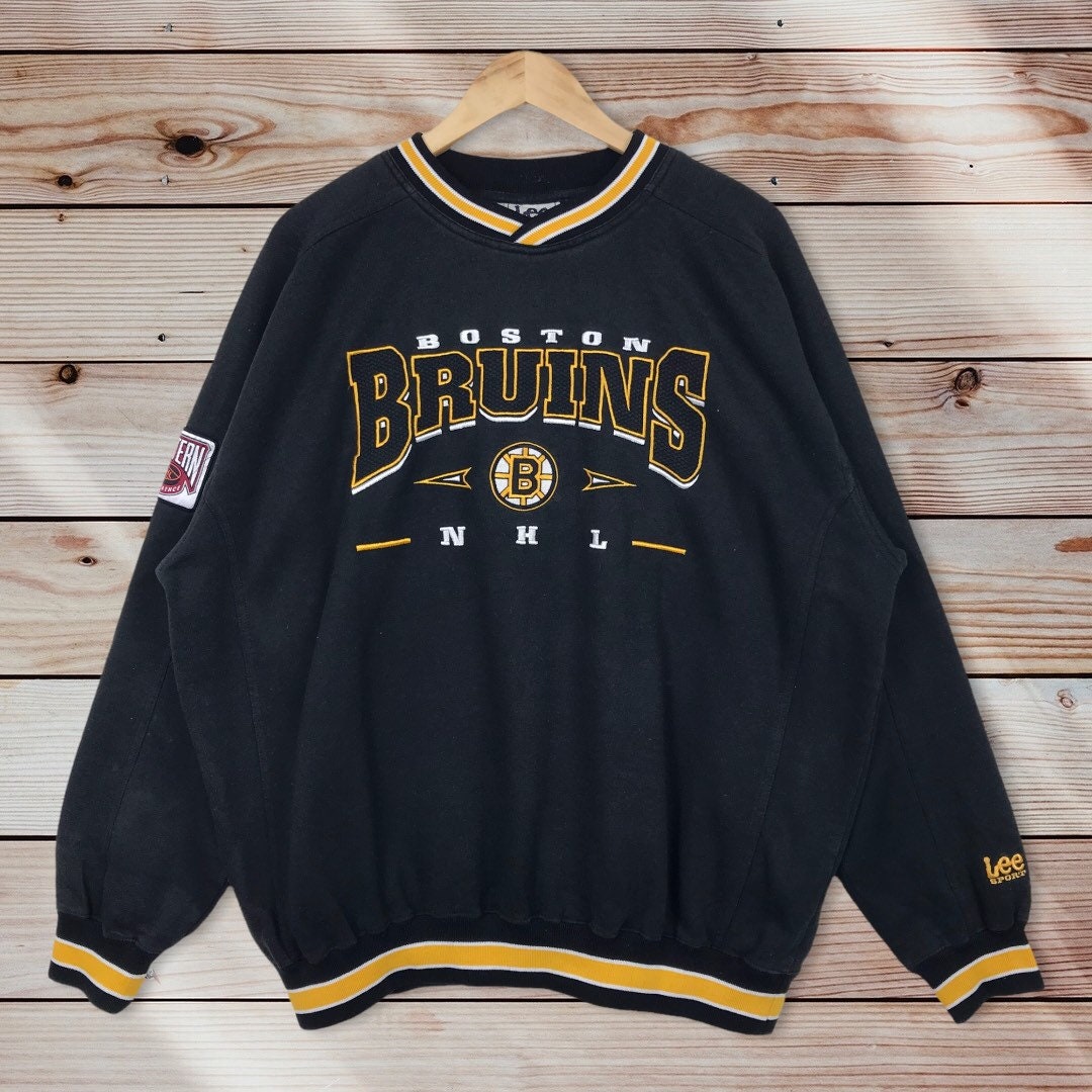 Vintage 90s NHL Boston Bruins Crewneck Sweatshirt Embroidery - Etsy
