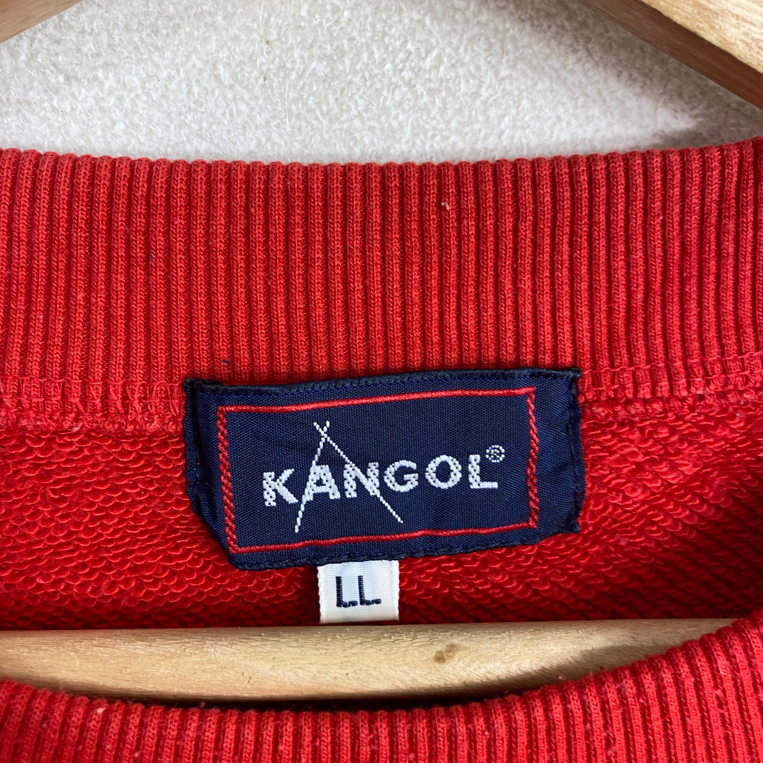 KANGOL The United Kingdom Big Logo Printed Kangol Sport Red | Etsy