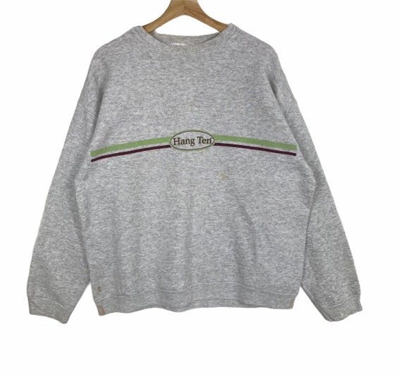 HANG TEN Printed Small Logo Crew Neck Sweatshirt H