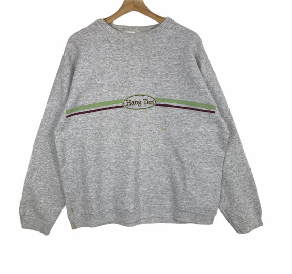 RARE HANG TEN Printed Small Logo Crew Neck Sweatsh