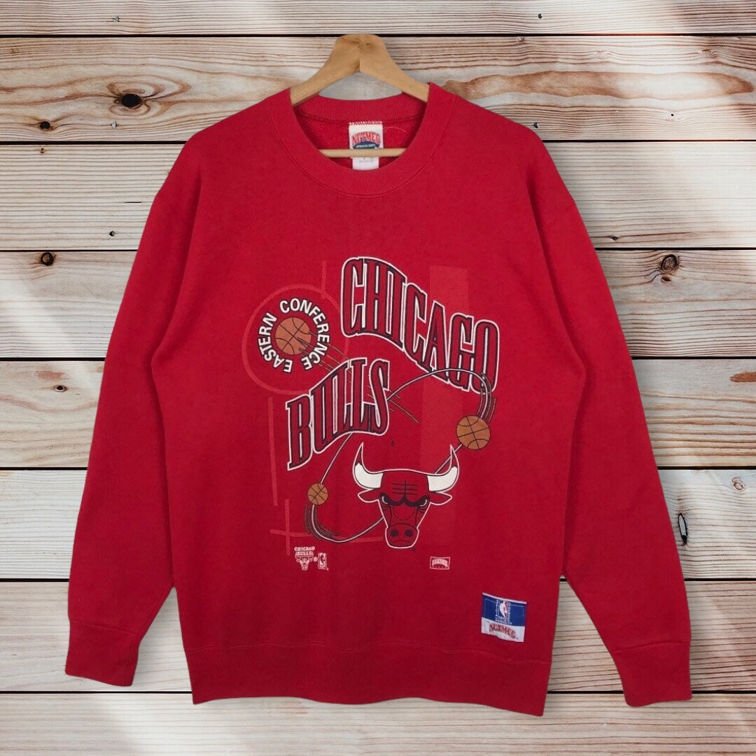 90s NBA Chicago Bulls Home Team Sweatshirt Made in USA